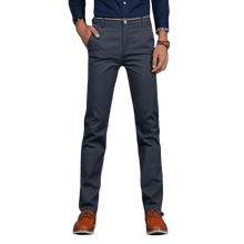 Calça Casual Masculina Slim Lisa