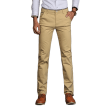 Calça Casual Masculina Slim Lisa